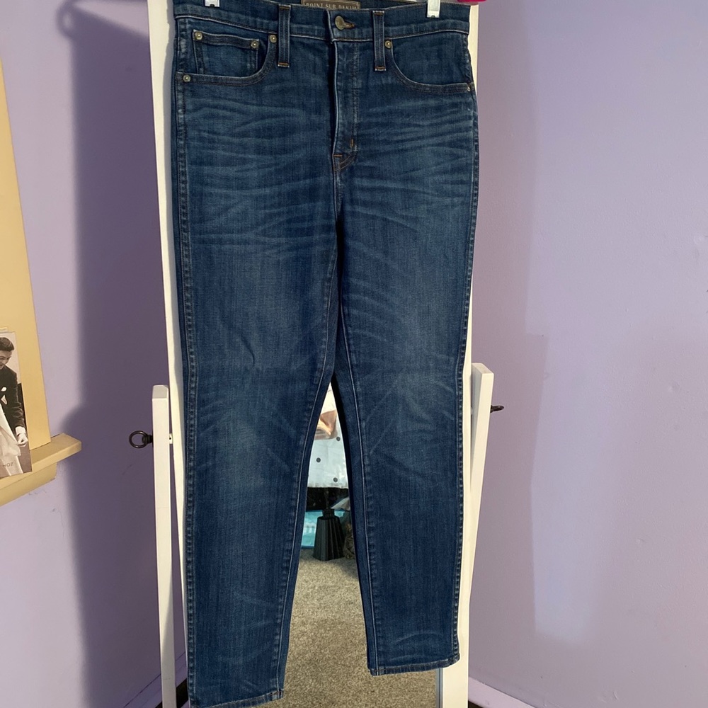 Point Sur Denim J Crew Dark Wash Skinny Jeans